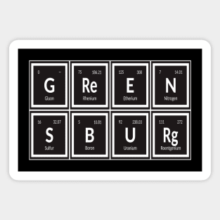 Greensburg City  | Periodic Table Magnet